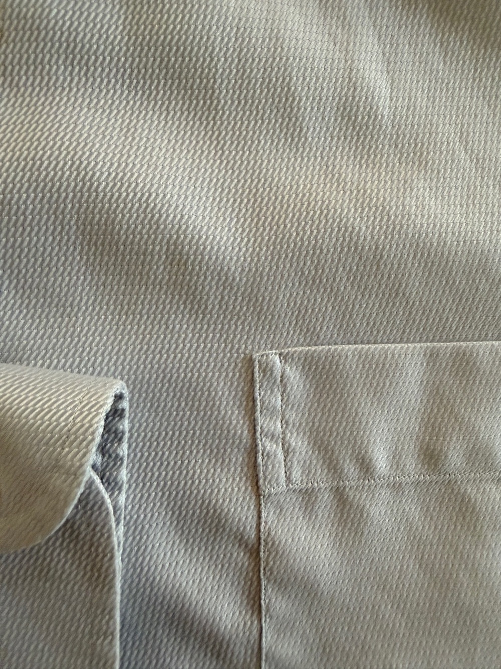 John W. Nordstrom Men’s Dress Shirt – Size 16½-35 – Light Blue Textured - Picture 7 of 13